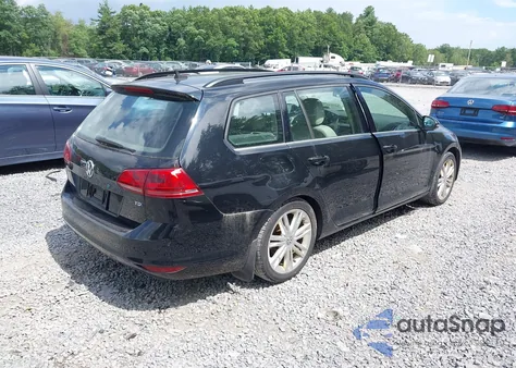 2015 Volkswagen Golf Sportwagen Tdi Se 4-Door from USA, damaged, VIN 3VWFA7AU4FM510808